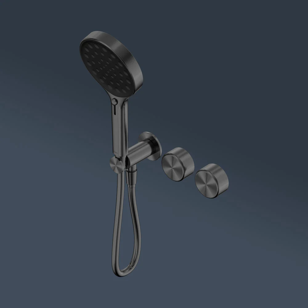 Nero Serenity Progressive Shower System With Metal Handle And Serenity Hand Shower Gunmetal - Image 2