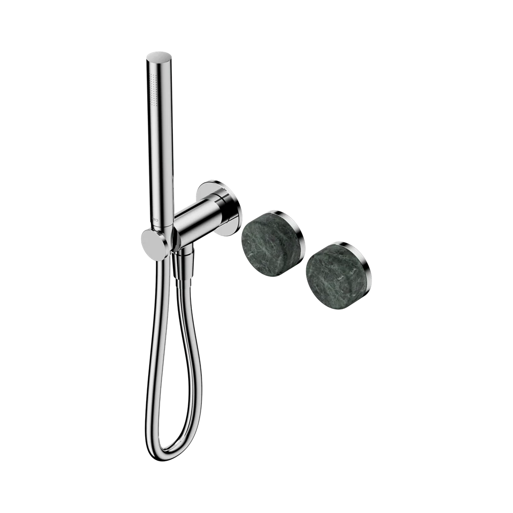 Nero Serenity Progressive Shower System With Verde Alpi Handle And Slim Shower Chrome - Image 3