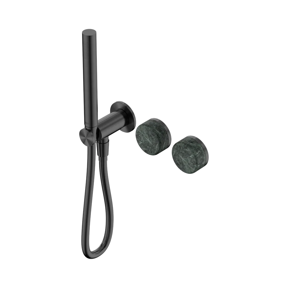 Nero Serenity Progressive Shower System With Verde Alpi Handle And Slim Shower Gunmetal - Image 3
