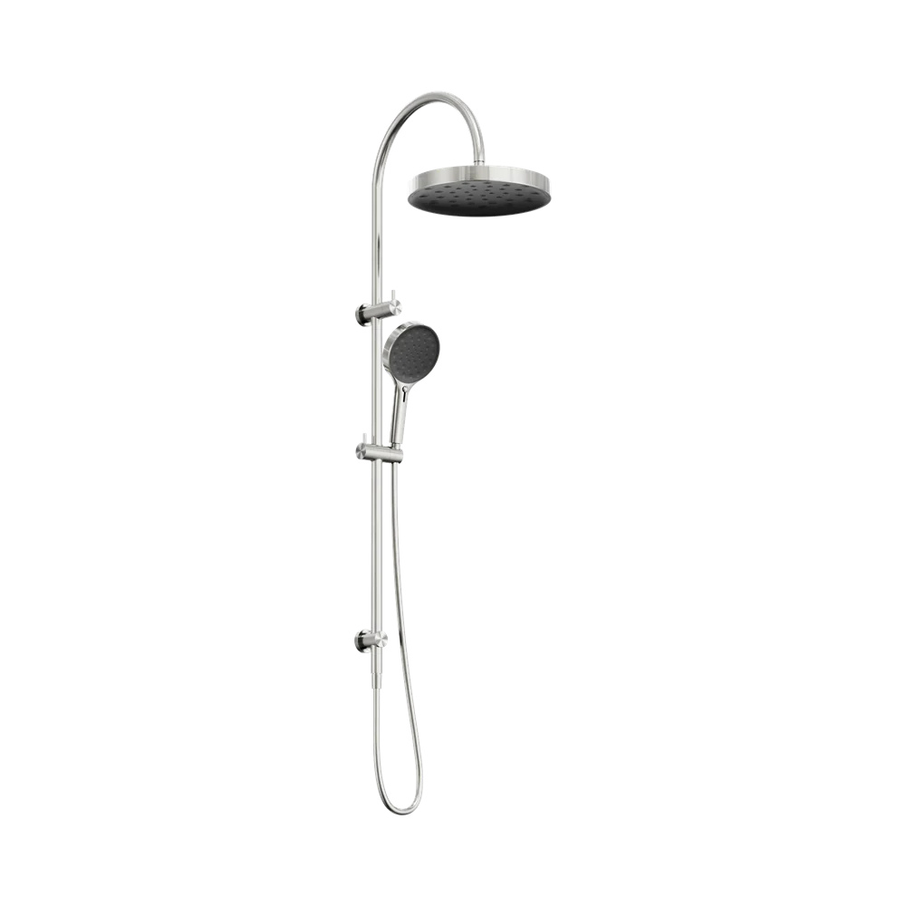 Nero Serenity Twin Shower Brushed Nickel - Image 3