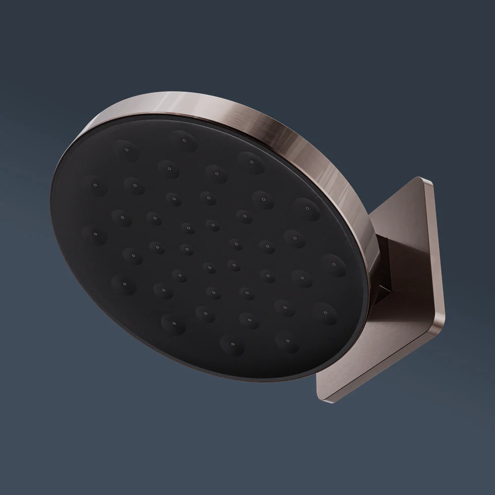 Nero Serenity Wall Shower Head Brushed Bronze - Image 2