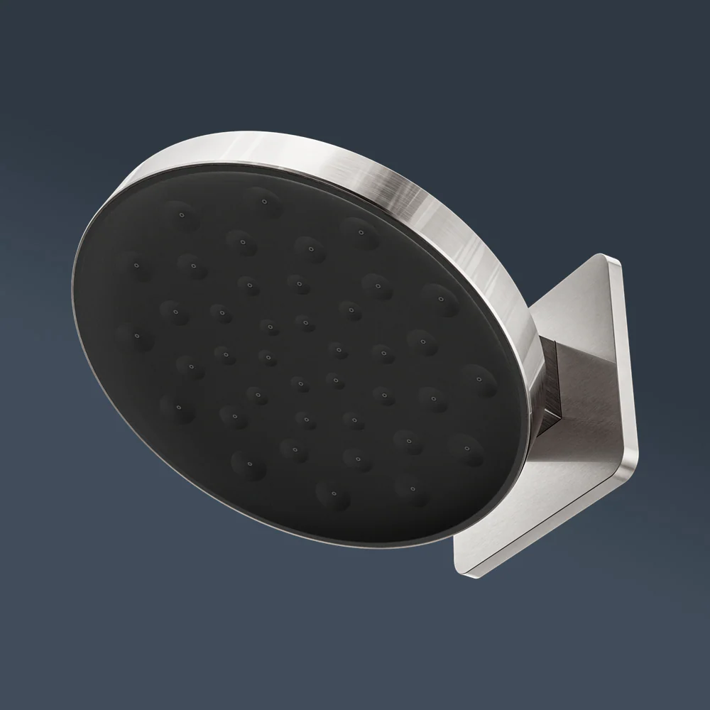 Nero Serenity Wall Shower Head Brushed Nickel - Image 2