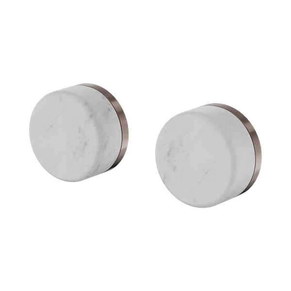 Nero Serenity Wall Top Assembly With Carrara Handle Brushed Bronze - Image 3