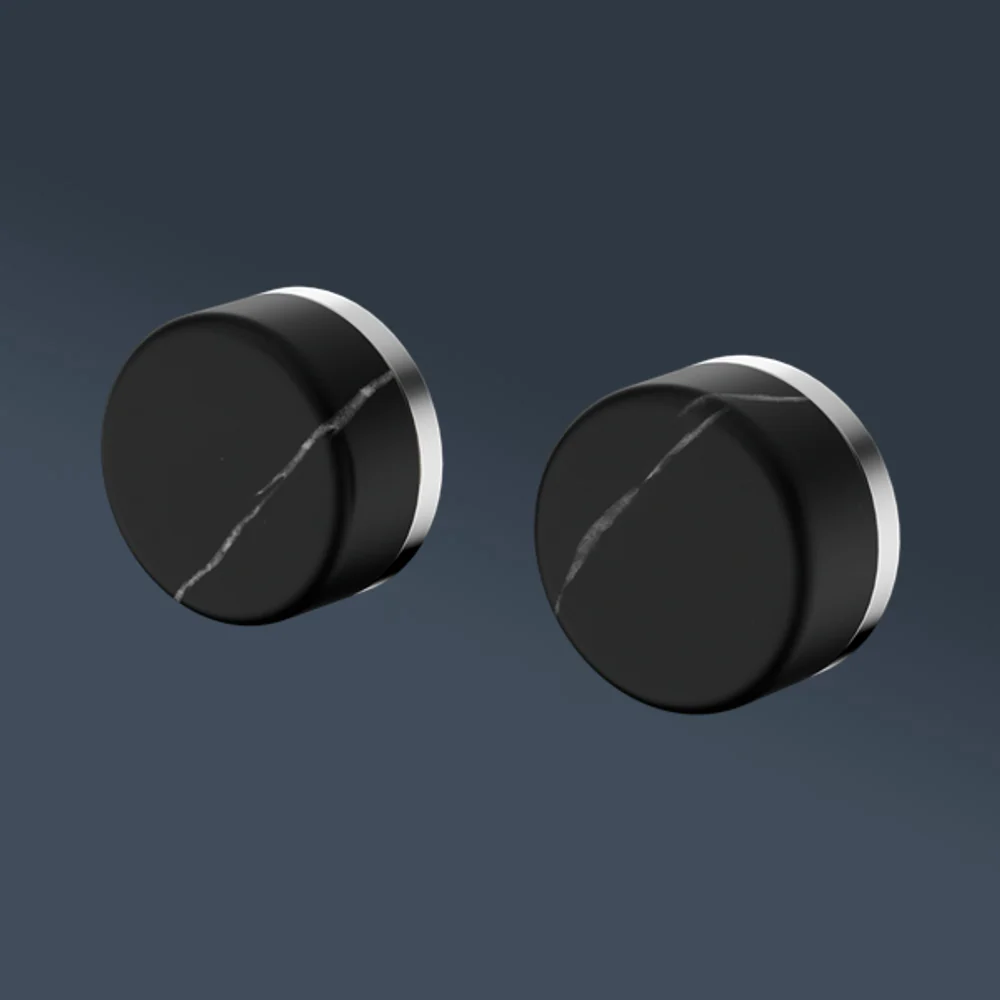 Nero Serenity Wall Top Assembly With Marquina Black Handle Chrome - Image 2