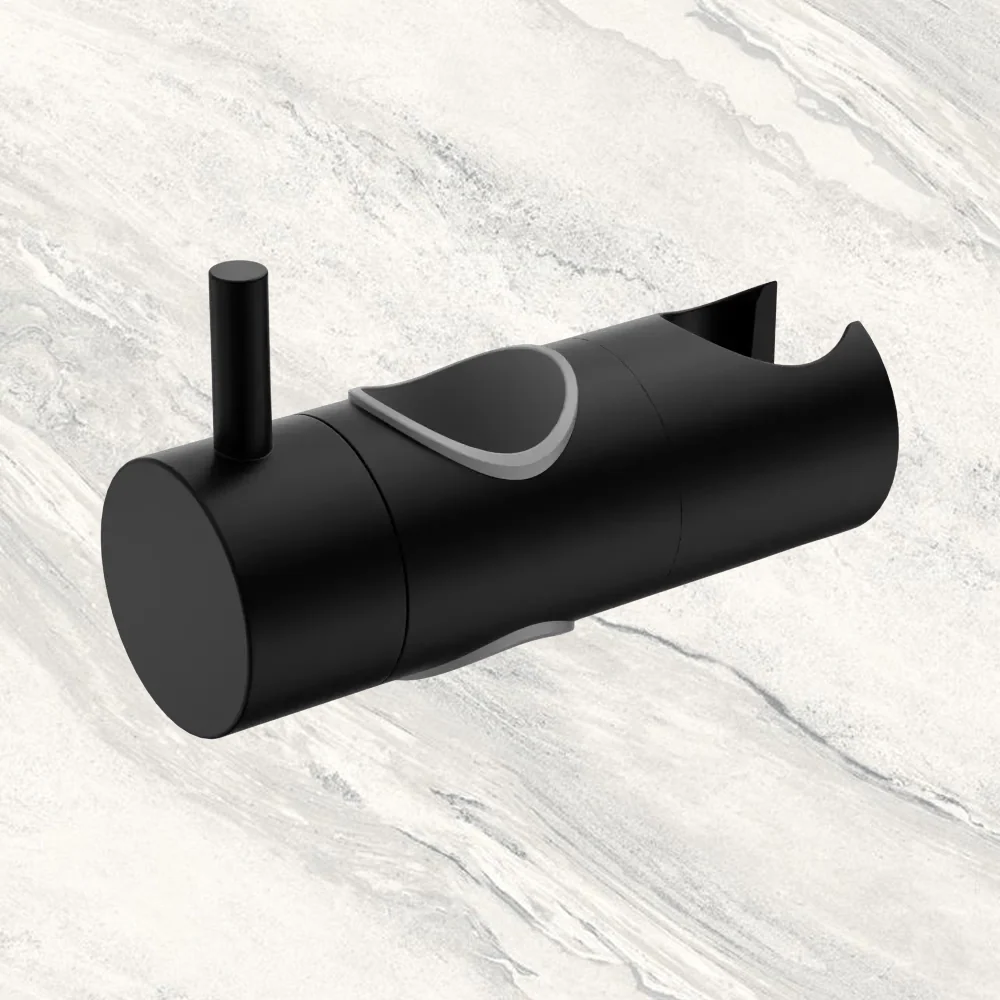 Nero Slider For Mecca Care 25mm Grab Rail and Adjustable Shower Rail Set 900mm Matte Black - Image 2