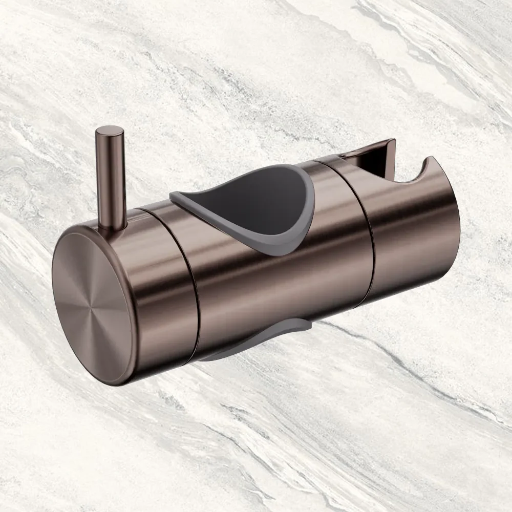 Nero Slider For Mecca Care 32mm Grab Rail Shower Rail Set Brushed Bronze - Image 2