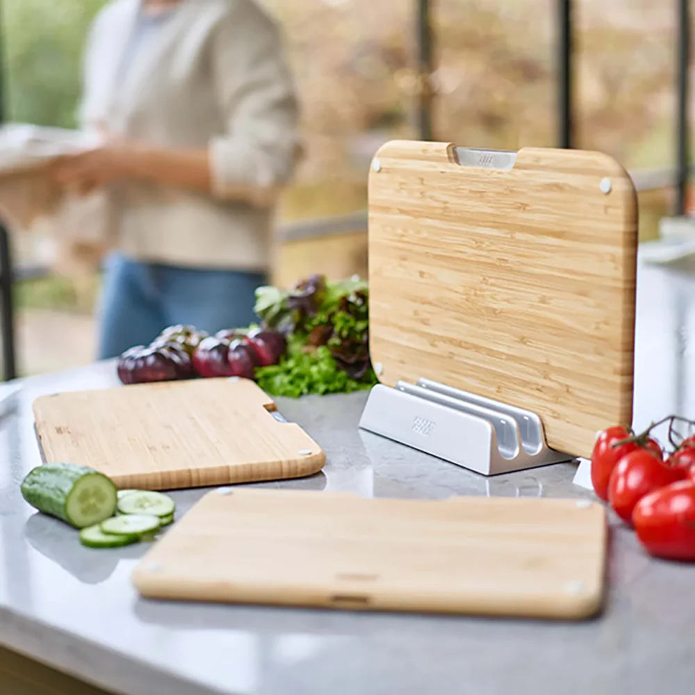 Joseph Joseph Nest Boards 3-piece Bamboo Chopping Board Set - Image 2