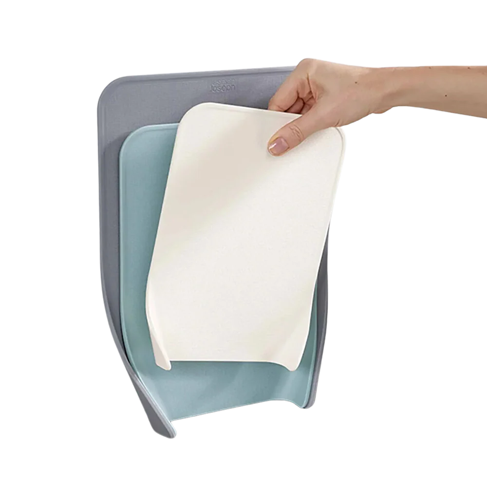 Joseph Joseph Nest Chop 3-piece Grey Chopping Board Set - Image 3