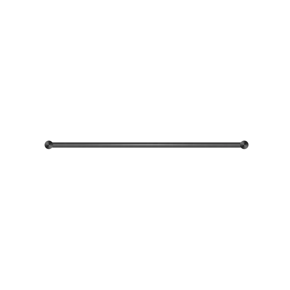 Nero New Mecca Double Towel Rail 800mm Brushed Gunmetal - Image 4