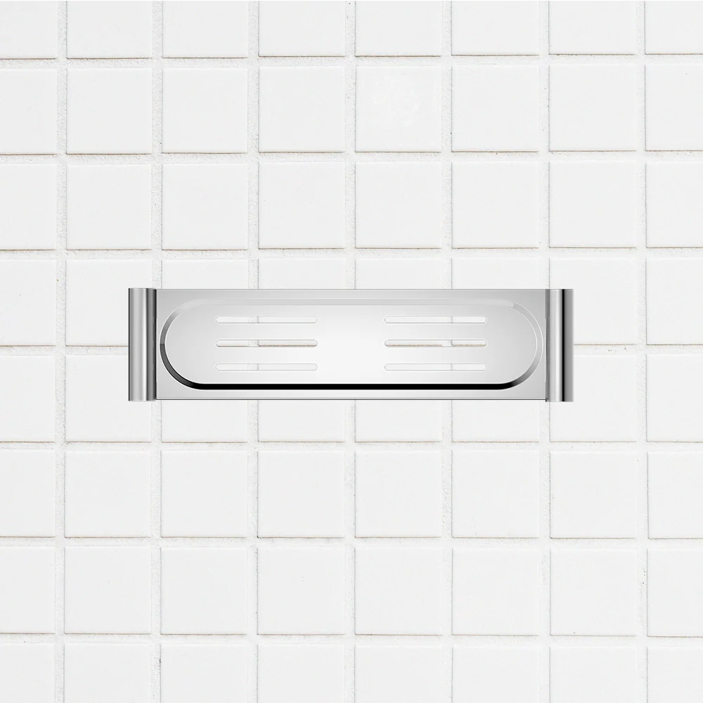 Nero New Mecca Metal Shower Shelf Chrome - Image 2