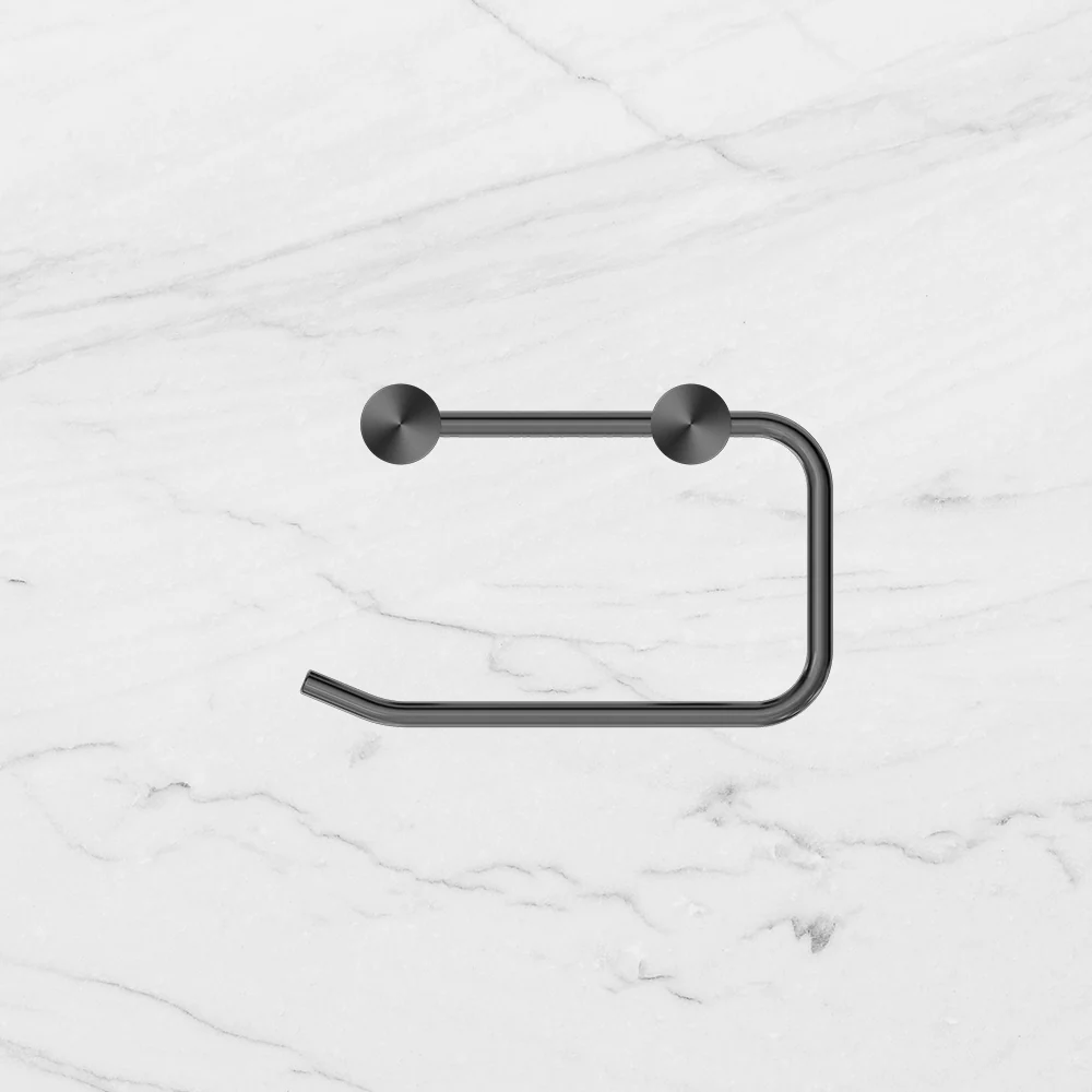 Nero New Mecca Toilet Roll Holder Brushed Gunmetal - Image 2