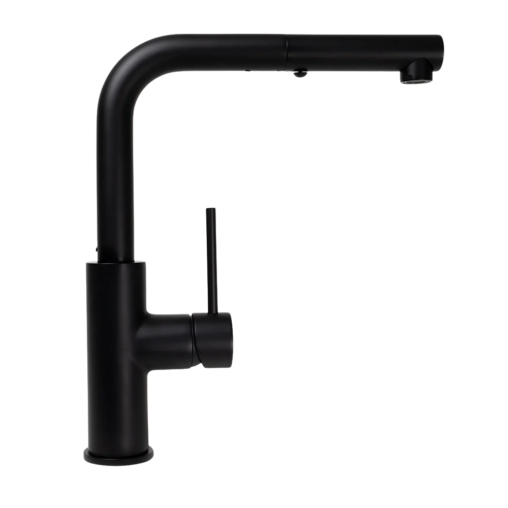 Alma Nisa Square Pull Out Mixer Matte Black - Image 3