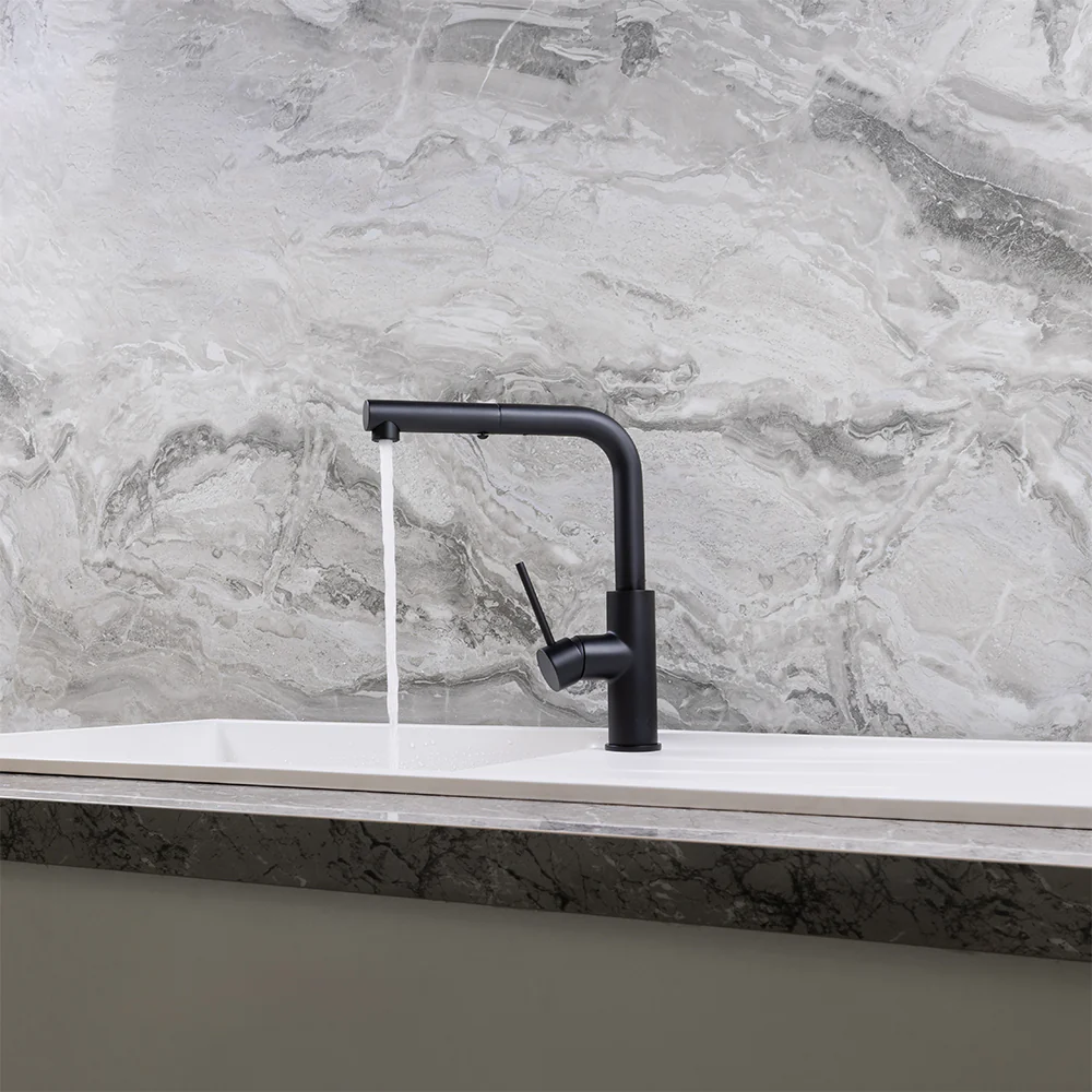Alma Nisa Square Pull Out Mixer Matte Black - Image 9