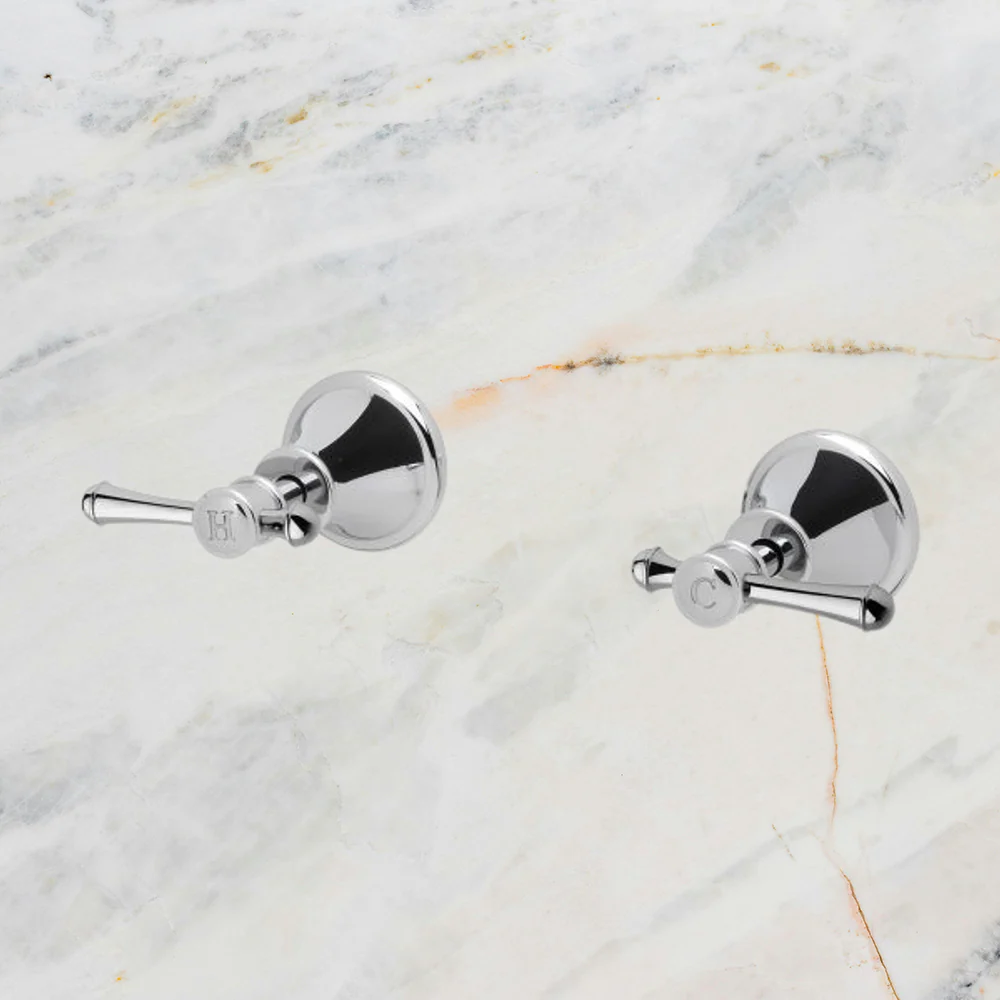 Phoenix Nostalgia Lever Wall Top Assemblies Lead Free Chrome - Image 2