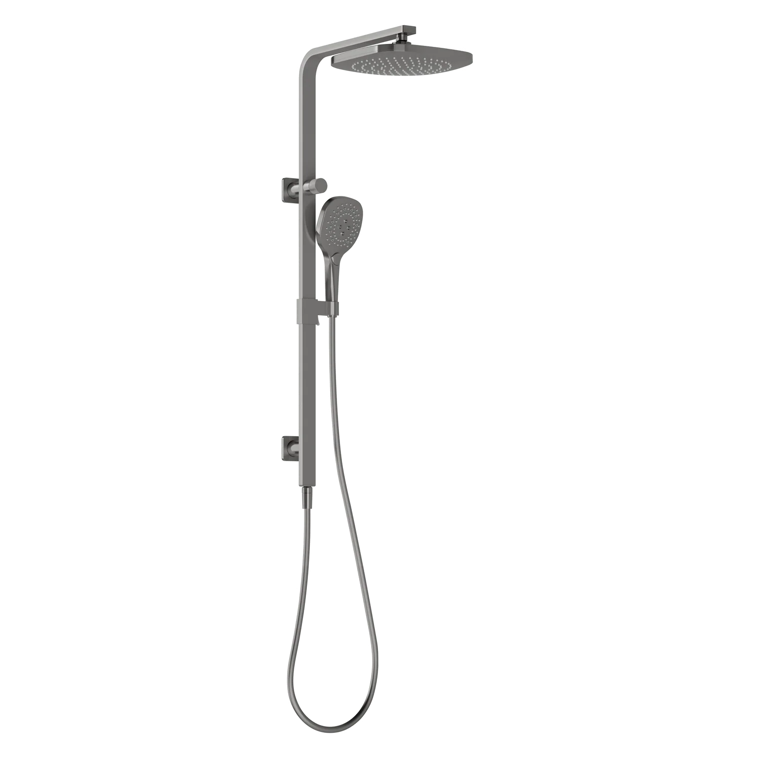 Phoenix Nuage Twin Shower Brushed Carbon