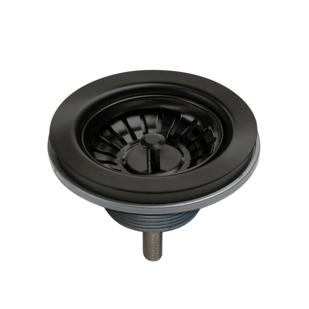 Oliveri Basket Waste with Extended Screw Length Black - Image 3