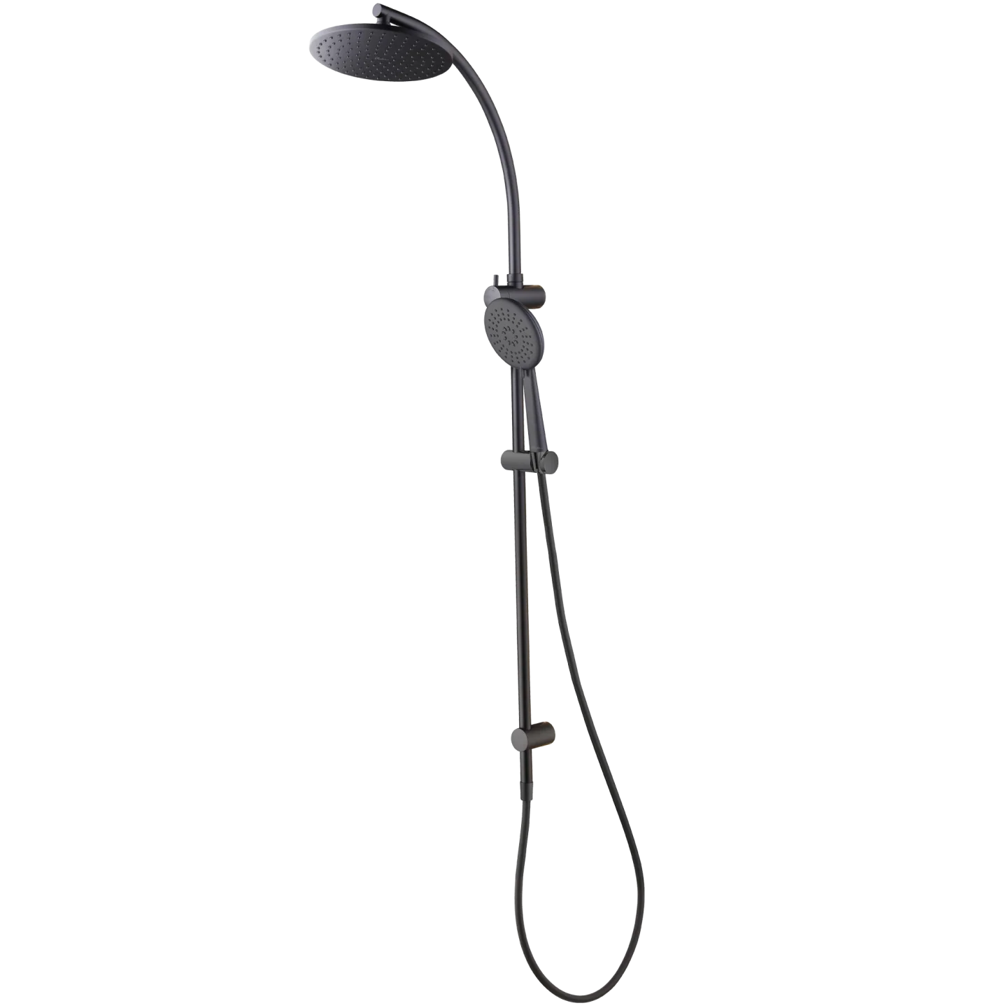 Oliveri Copenhagen Dual Shower Set Matte Black - Image 3