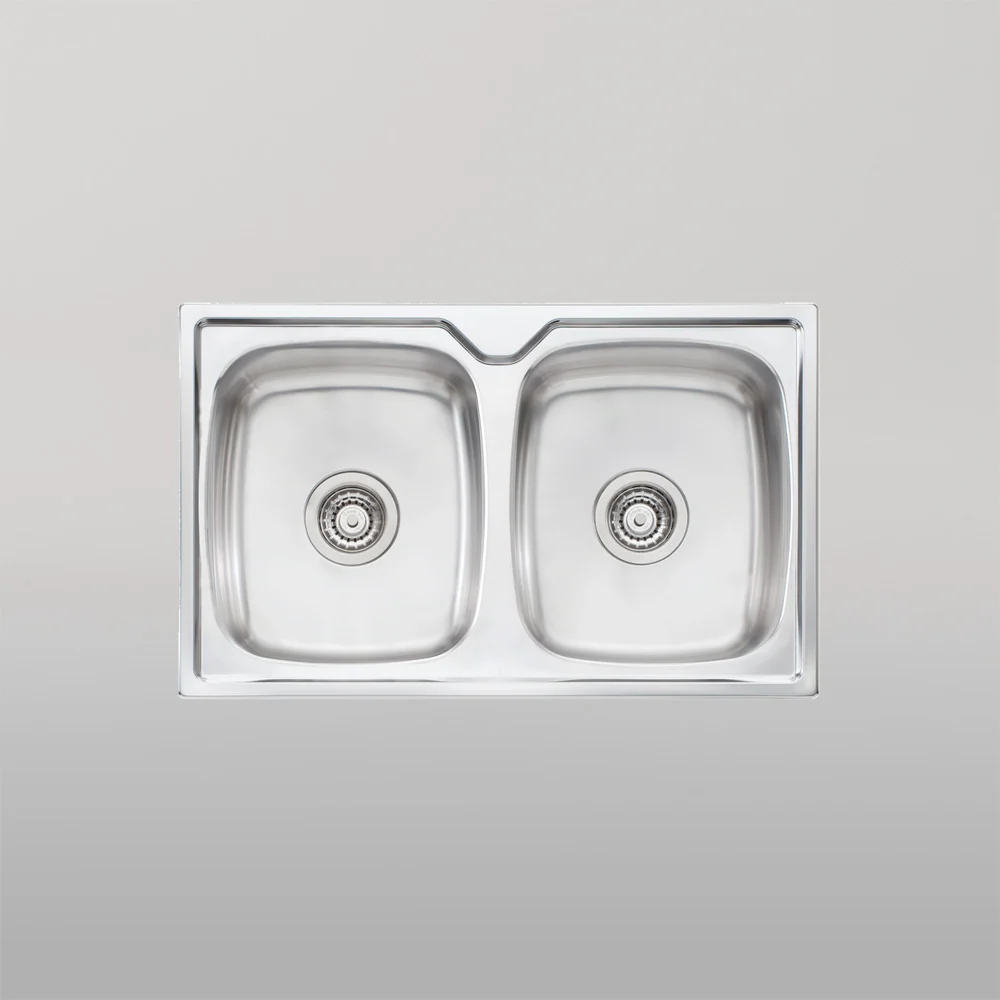 Oliveri Endeavour Double Bowl Topmount Sink Stainless Steel - Image 2
