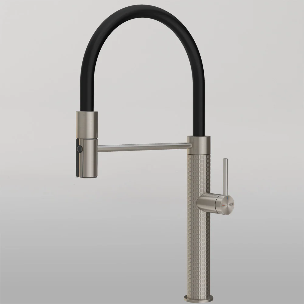 Gessi 316 Meccanica Goose Neck Semi-Professional Spray Mixer Stainless Steel - Image 2