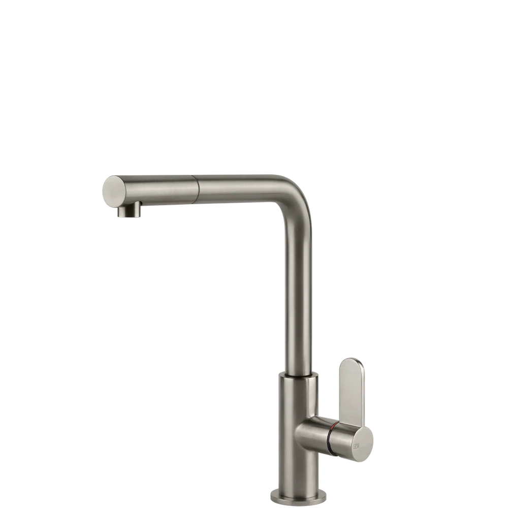 Gessi Acciaio Right Angle Pull Out Mixer Stainless Steel - Image 3