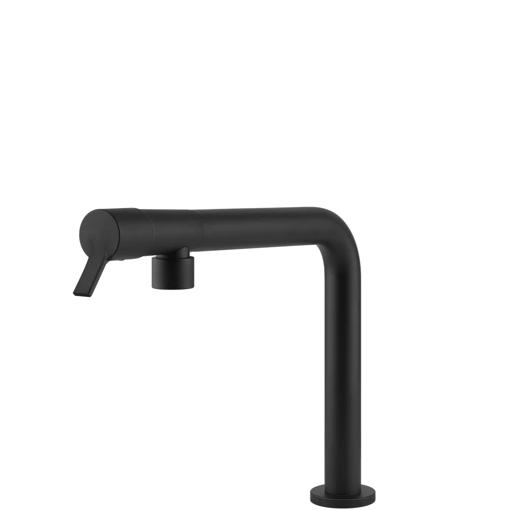Gessi Fisso Right Angle Swivel Mixer Matte Black - Image 3