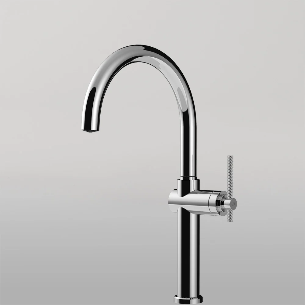 Gessi Habito Goose Neck Swivel Mixer Chrome - Image 2