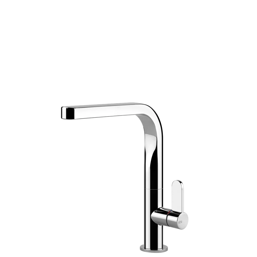 Gessi Helium Right Angle Square Swivel Mixer Chrome - Image 3