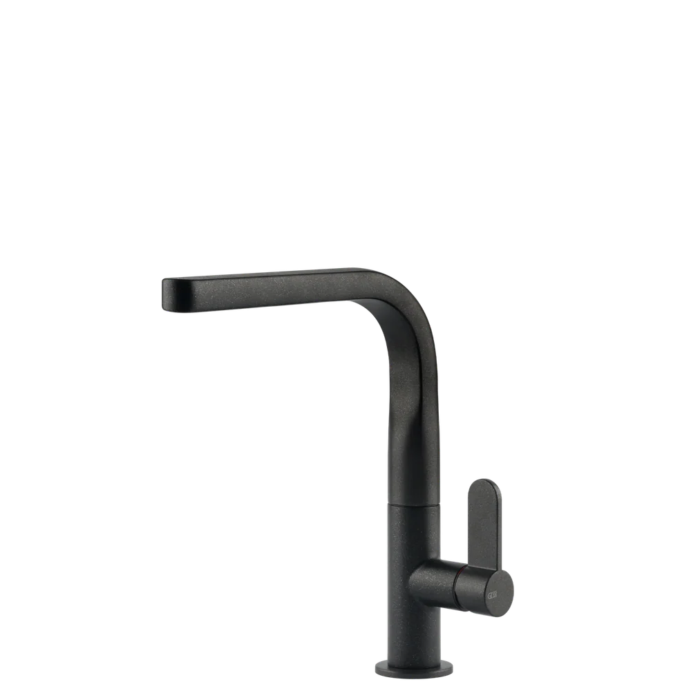 Gessi Helium Right Angle Square Swivel Mixer Onyx - Image 3