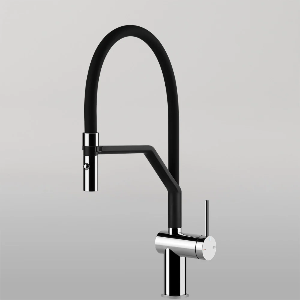 Gessi Inedito Goose Neck Semi-Professional Spray Mixer Chrome - Image 2