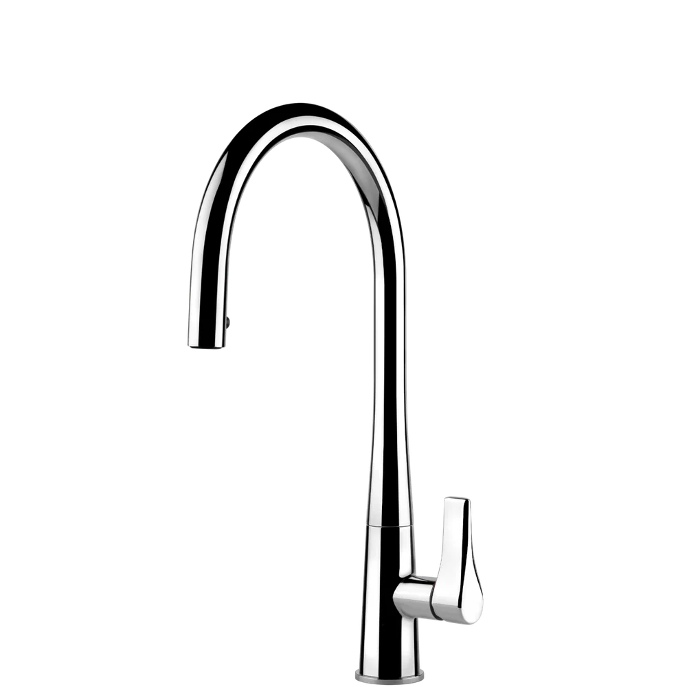 Gessi Proton Goose Neck Pull Out Mixer Chrome - Image 3