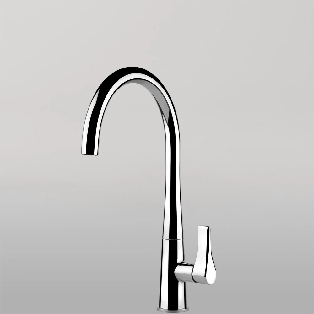 Gessi Proton Goose Neck Swivel Mixer Chrome - Image 2