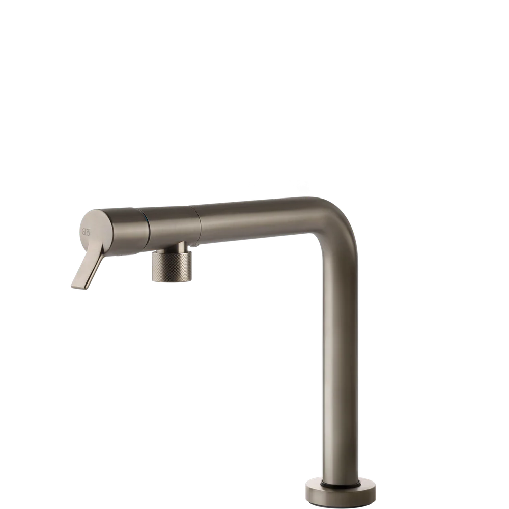 Gessi Su&Giù Retractable Spout Right Angle Mixer Brushed Nickel - Image 3