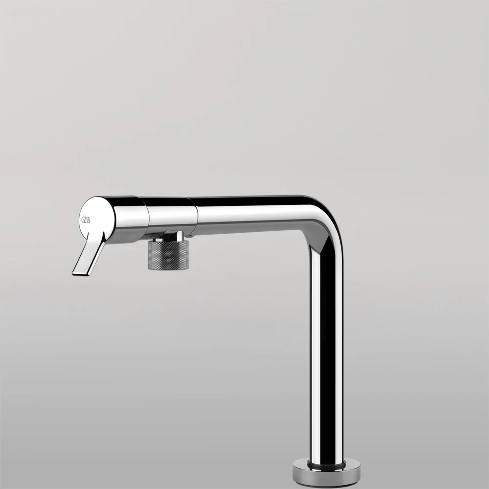 Gessi Su&Giù Retractable Spout Right Angle Mixer Chrome - Image 2