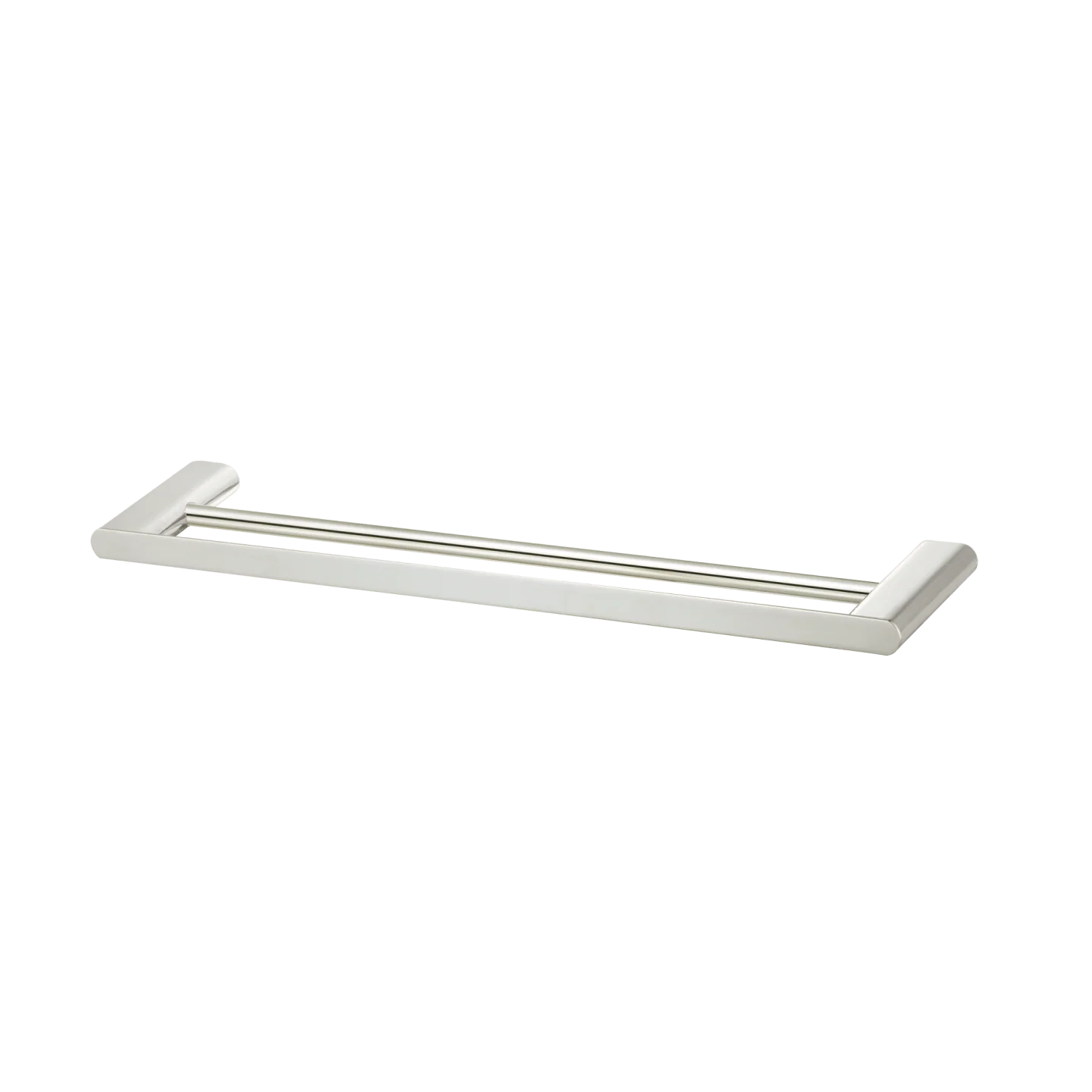 Oliveri Madrid Double Towel Rail 650mm Brushed Nickel - Image 3