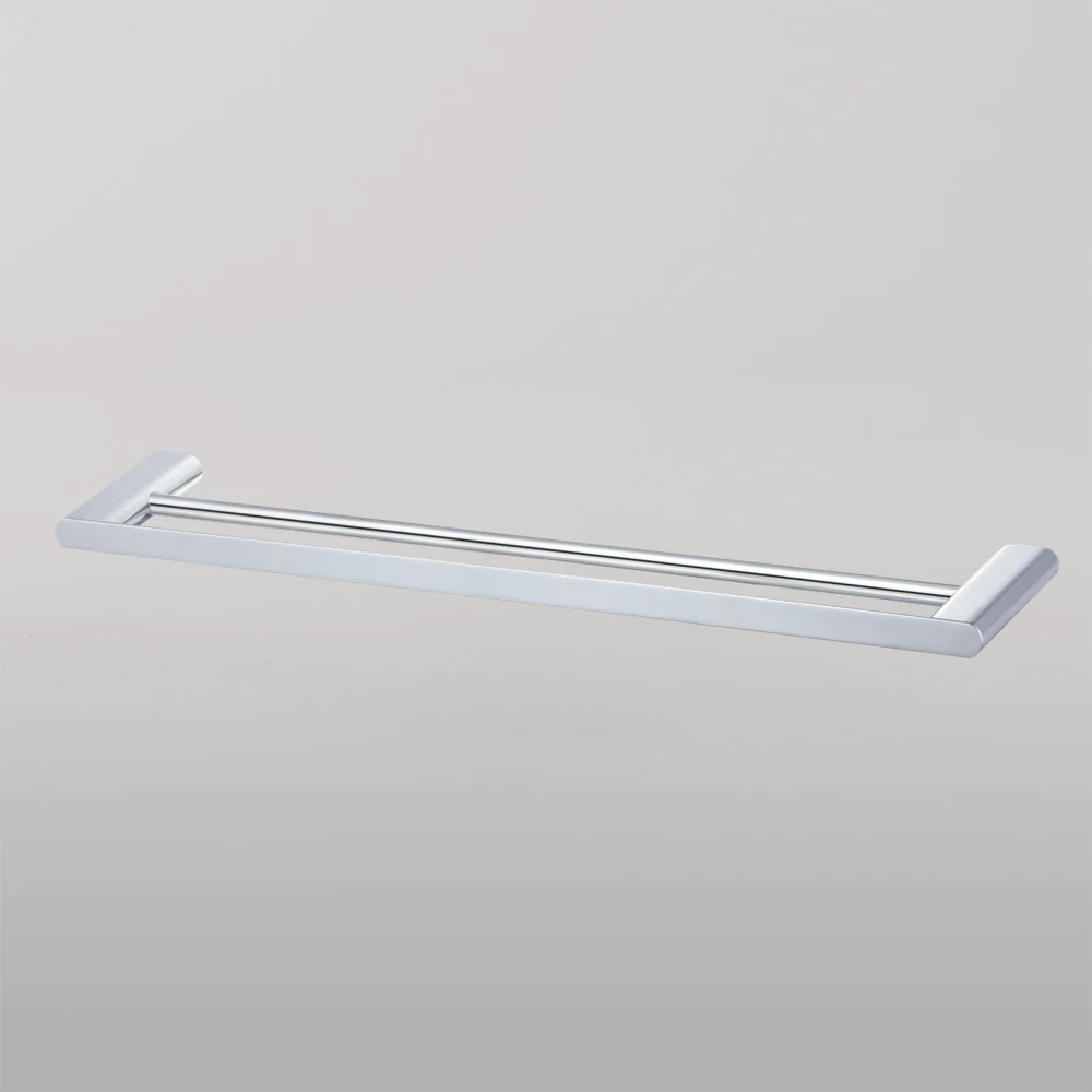 Oliveri Madrid Double Towel Rail 800mm Chrome - Image 2