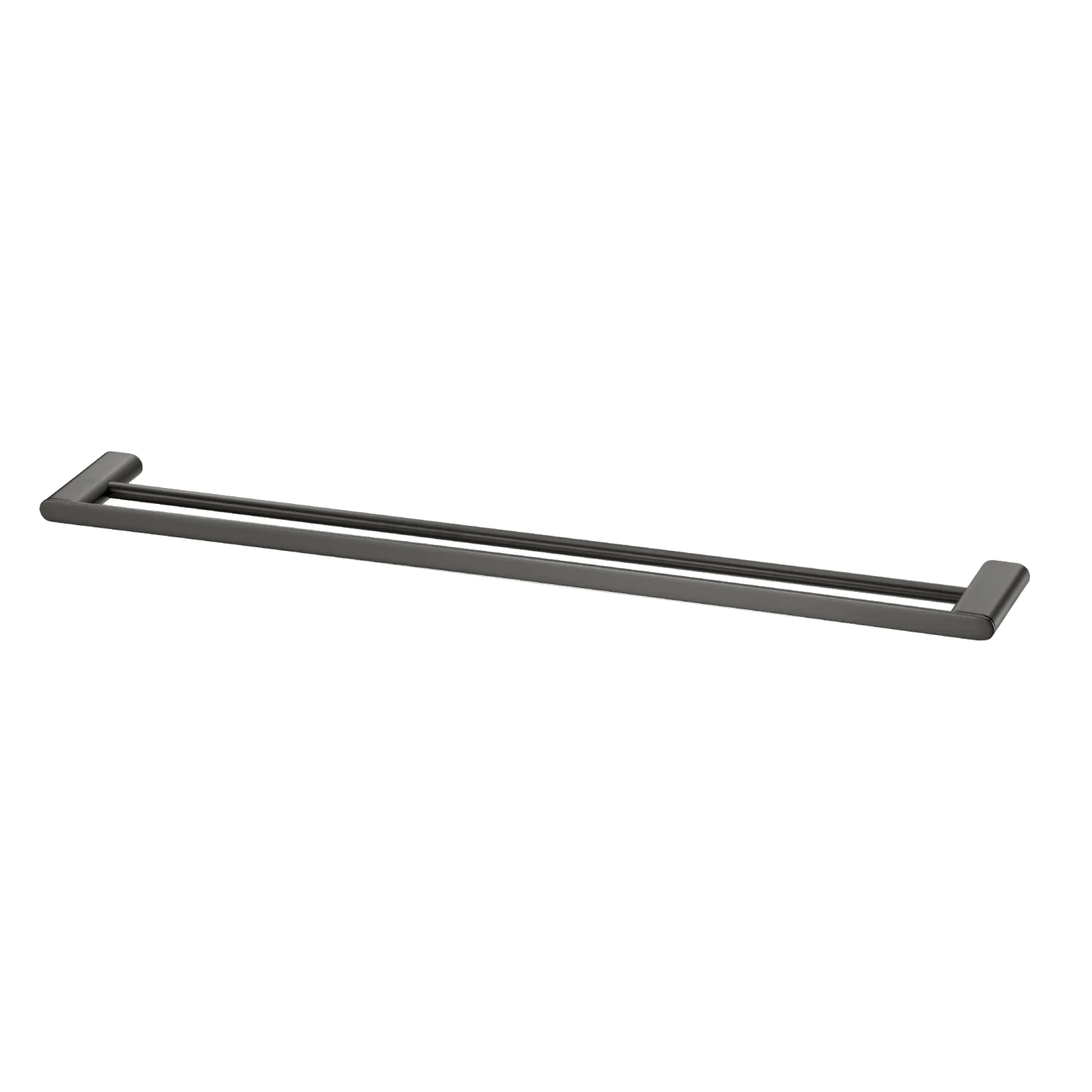 Oliveri Madrid Double Towel Rail 800mm Gunmetal - Image 3