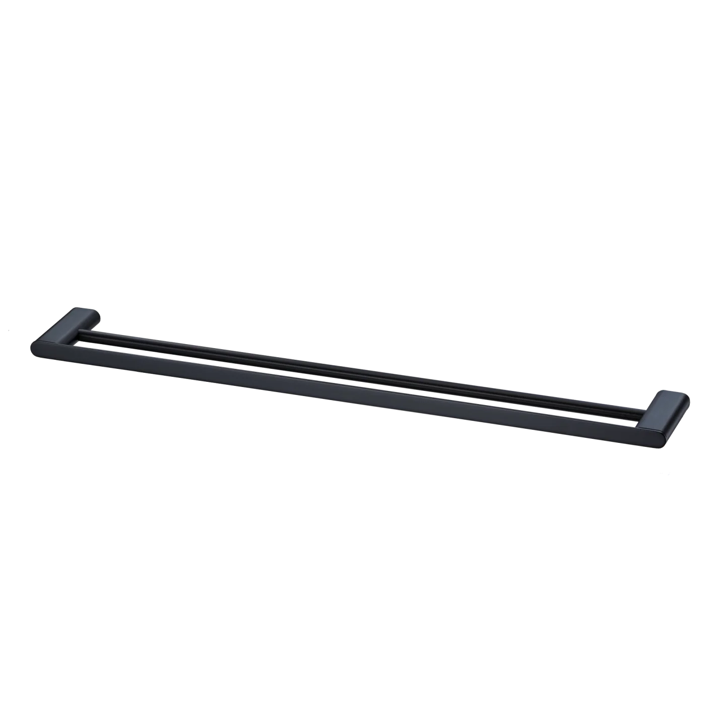 Oliveri Madrid Double Towel Rail 800mm Matte Black