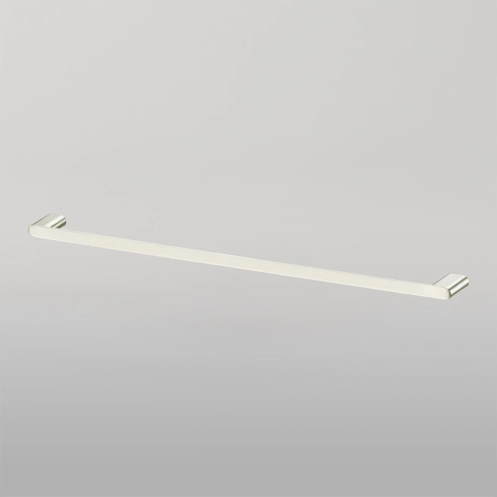 Oliveri Madrid Single Towel Rail 800mm Brushed Nickel - Image 2