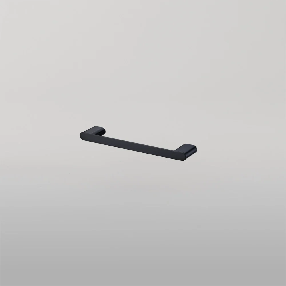 Oliveri Madrid Towel Ring Matte Black - Image 2