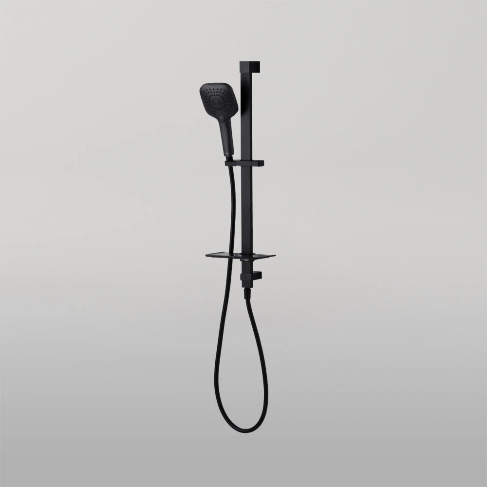 Oliveri Monaco Hand Shower With Rail Matte Black - Image 2