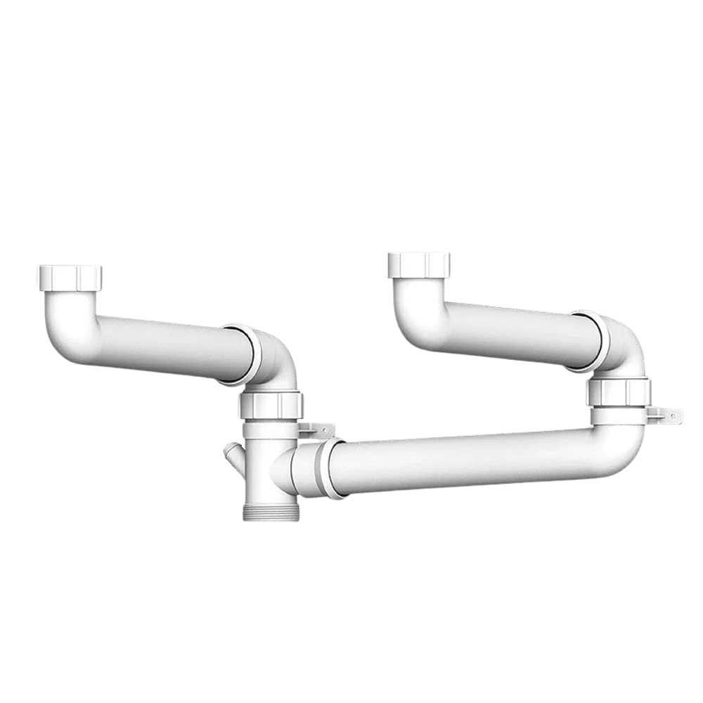 Oliveri Opti-Space Connector Kit For Double Bowl Sink White - Image 3