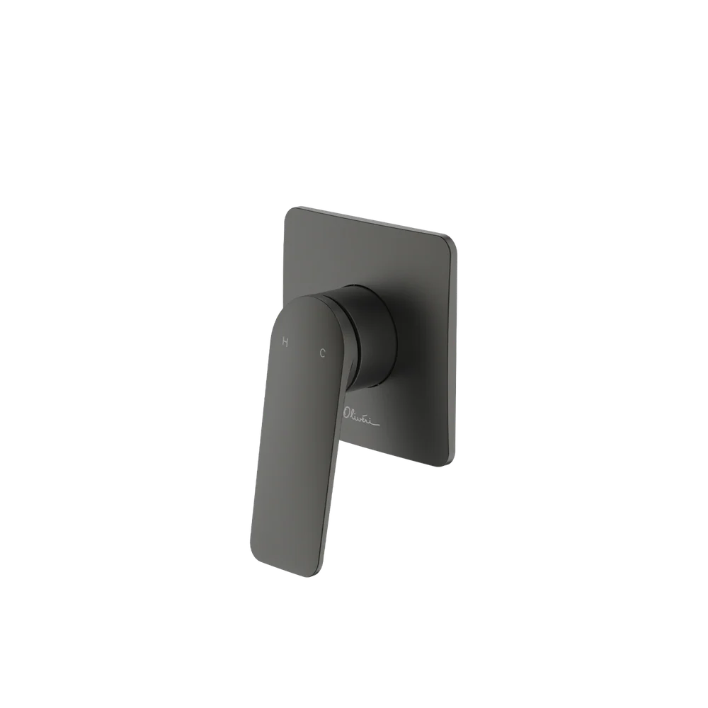 Oliveri Paris Wall Mixer Complete Kit Gunmetal Lead Free - Image 3