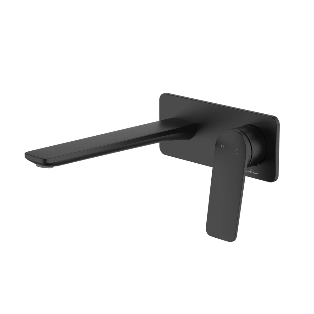 Oliveri Paris Wall Mixer Set Complete Kit Matte Black Lead Free - Image 3