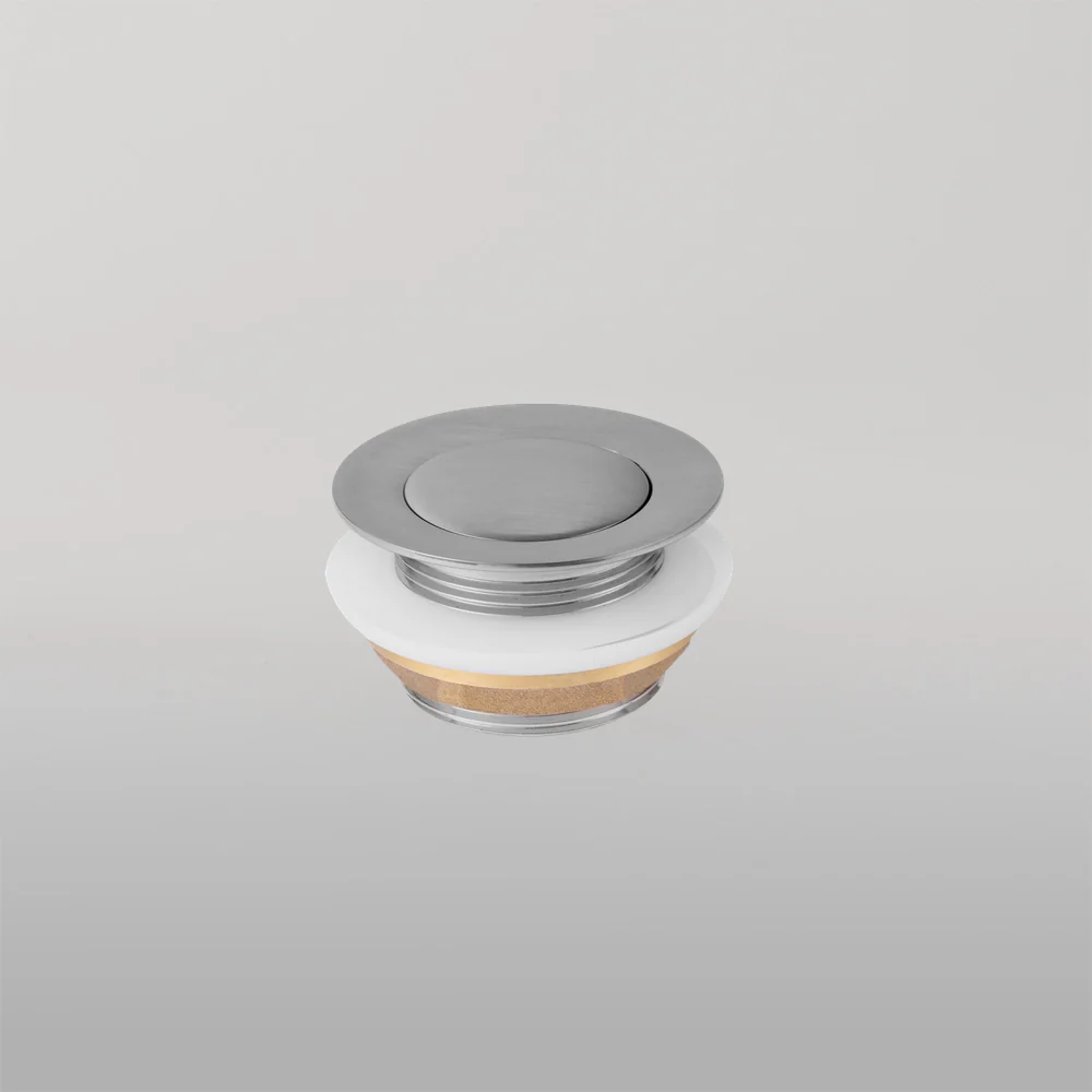 Oliveri Pop-Up Bath Waste Brushed Nickel - Image 2