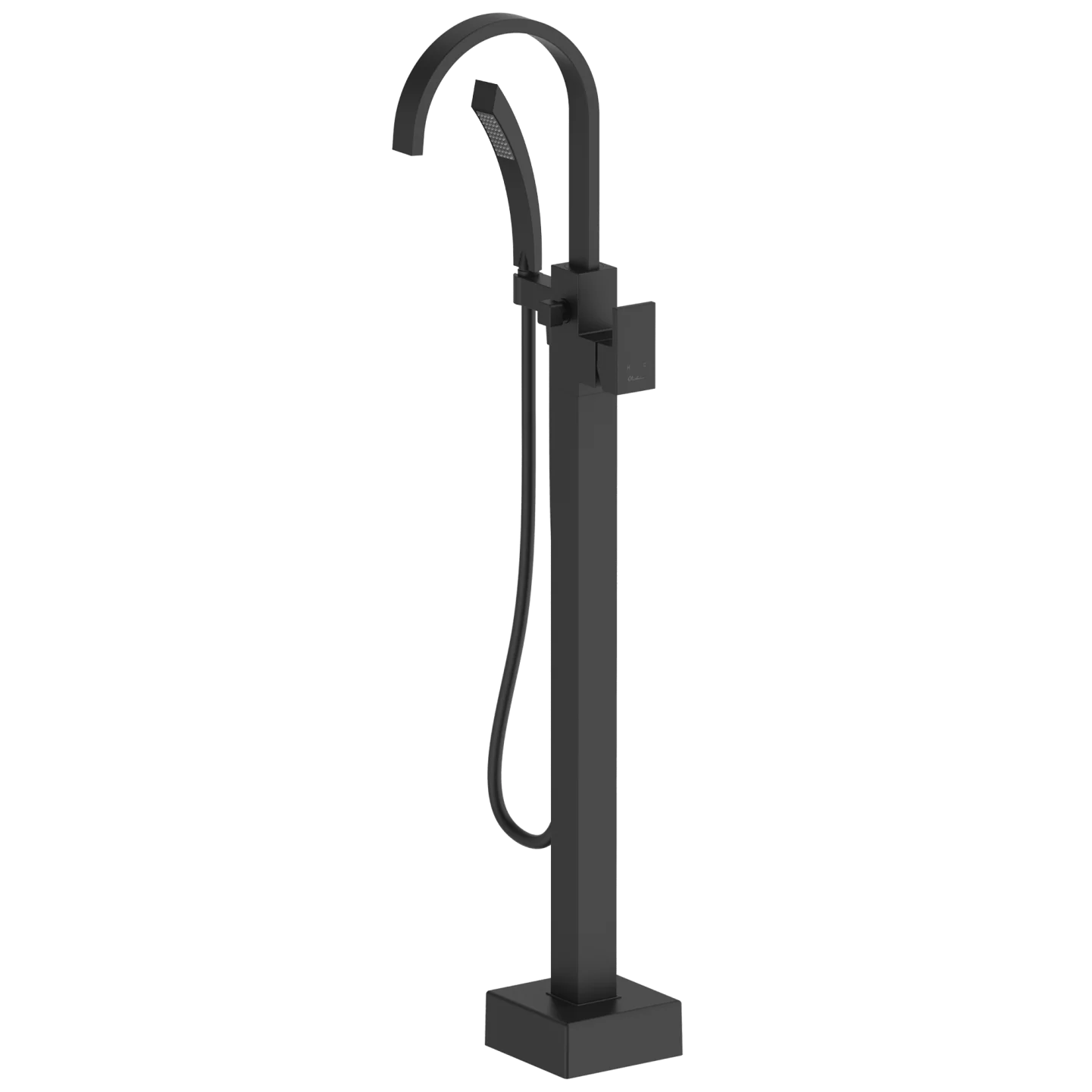 Oliveri Prague Bath Filler Matte Black - Image 3