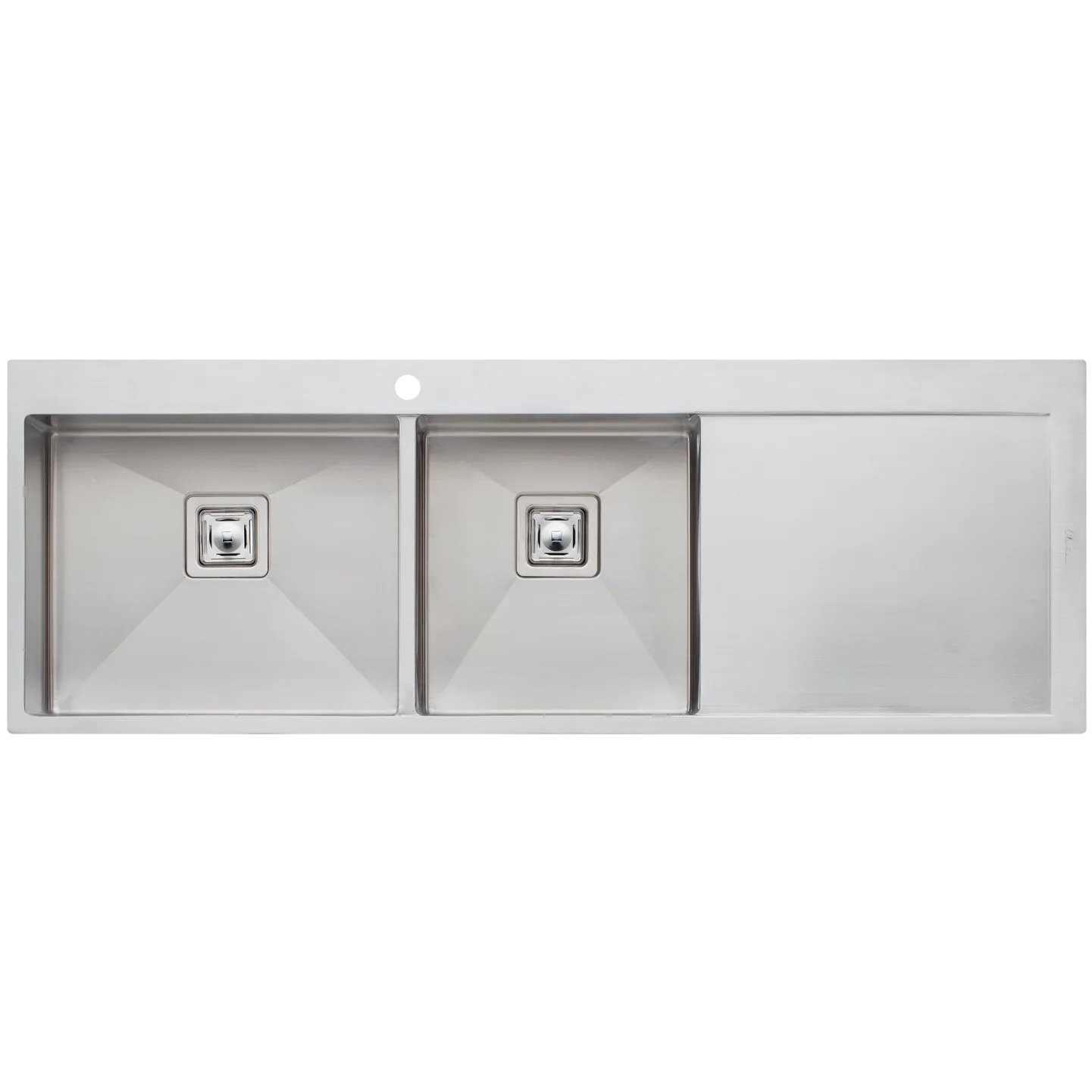 Oliveri Professional Series 1 And 3/4 Bowl Topmount Sink With Right Drainboard Stainless Steel - Image 3