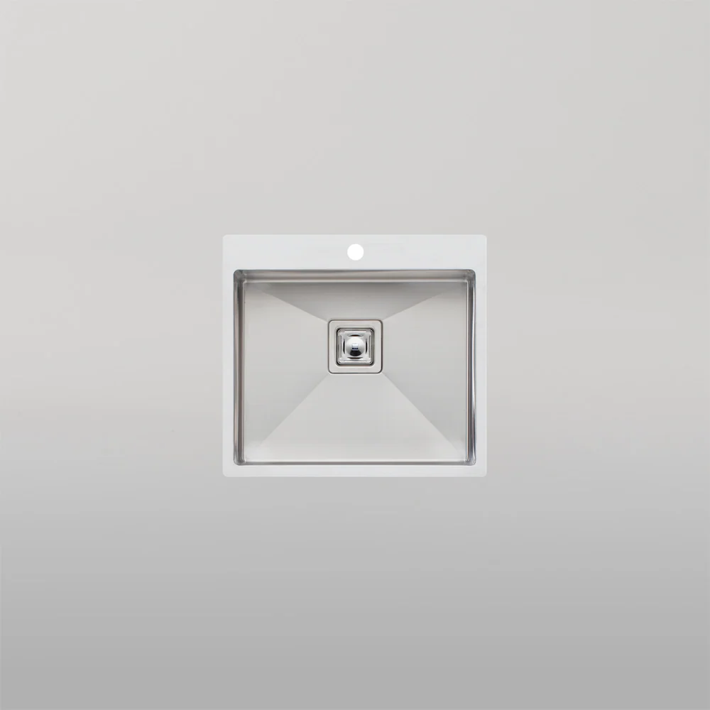 Oliveri Professional Series Single Grand Bowl Topmount Sink Stainless Steel - Image 2