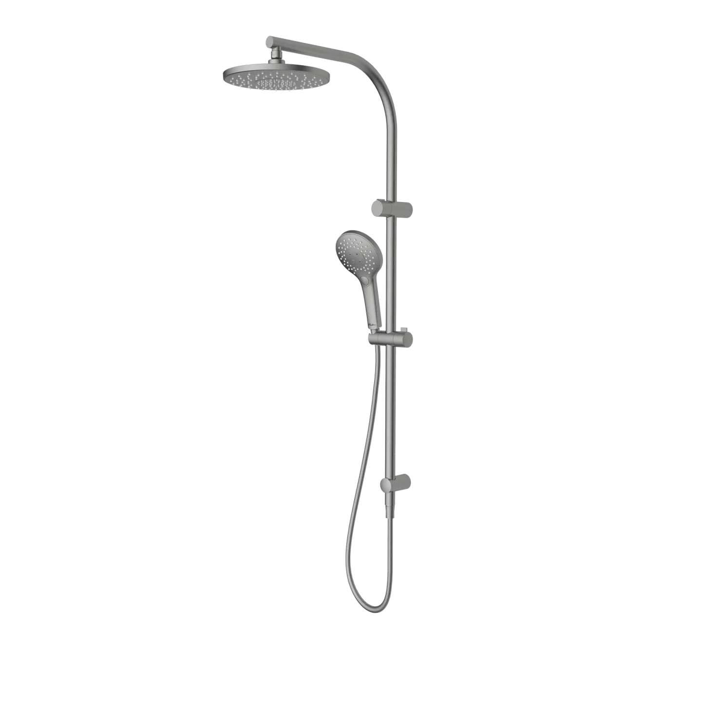 Oliveri Rome Dual Shower Set Brushed Nickel