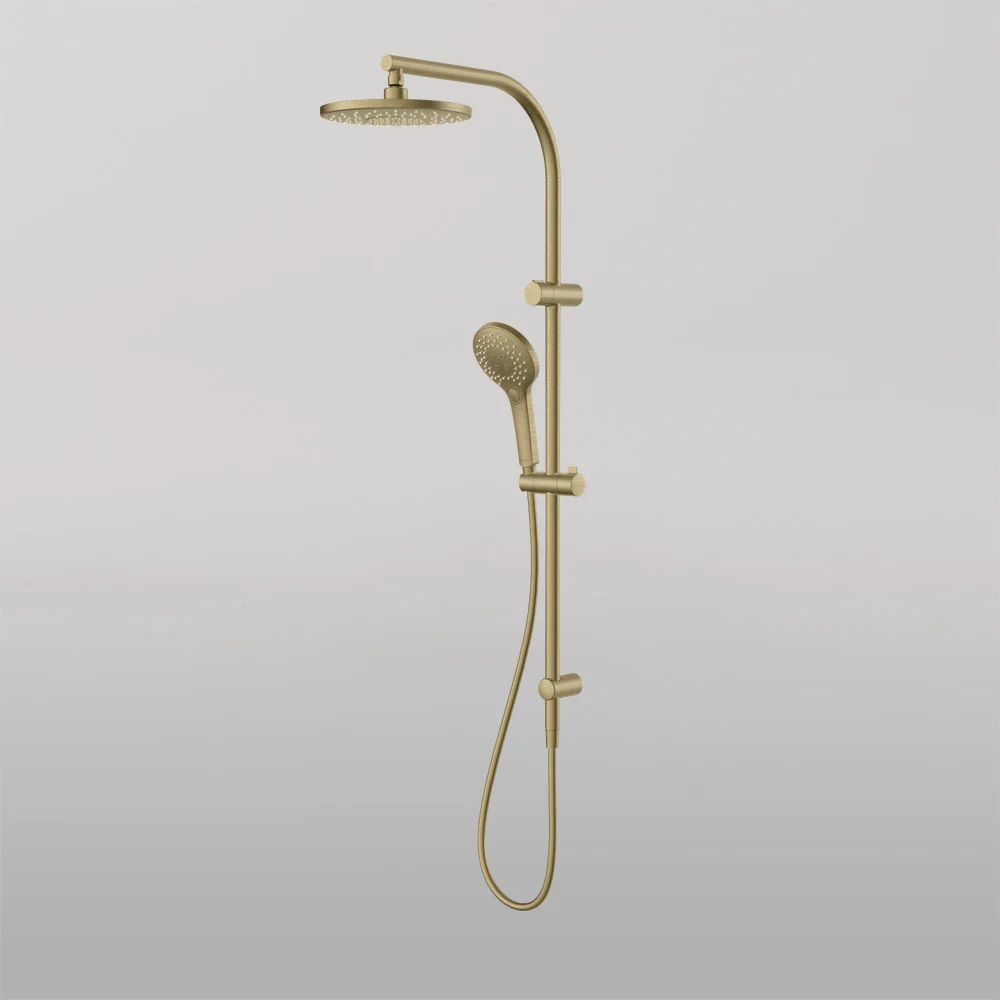 Oliveri Rome Dual Shower Set Classic Gold - Image 2