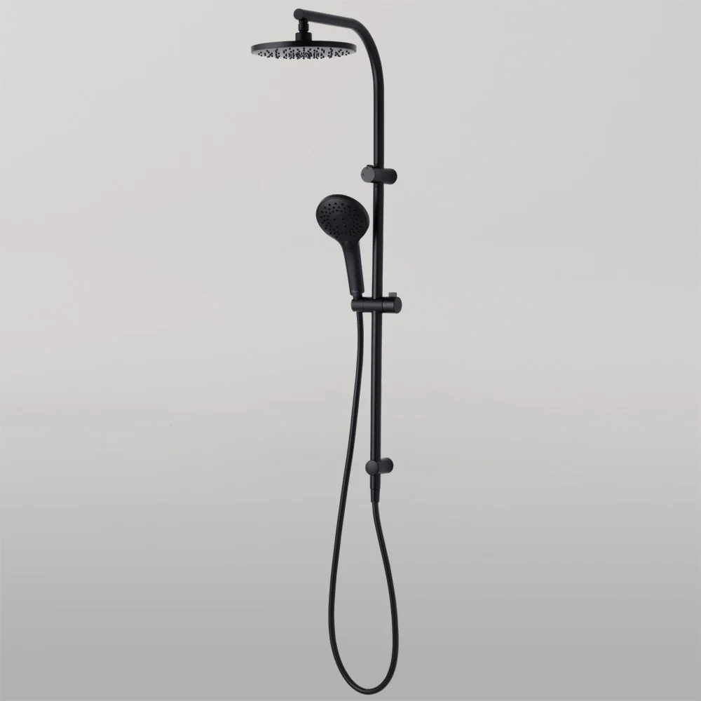 Oliveri Rome Dual Shower Set Matte Black - Image 2